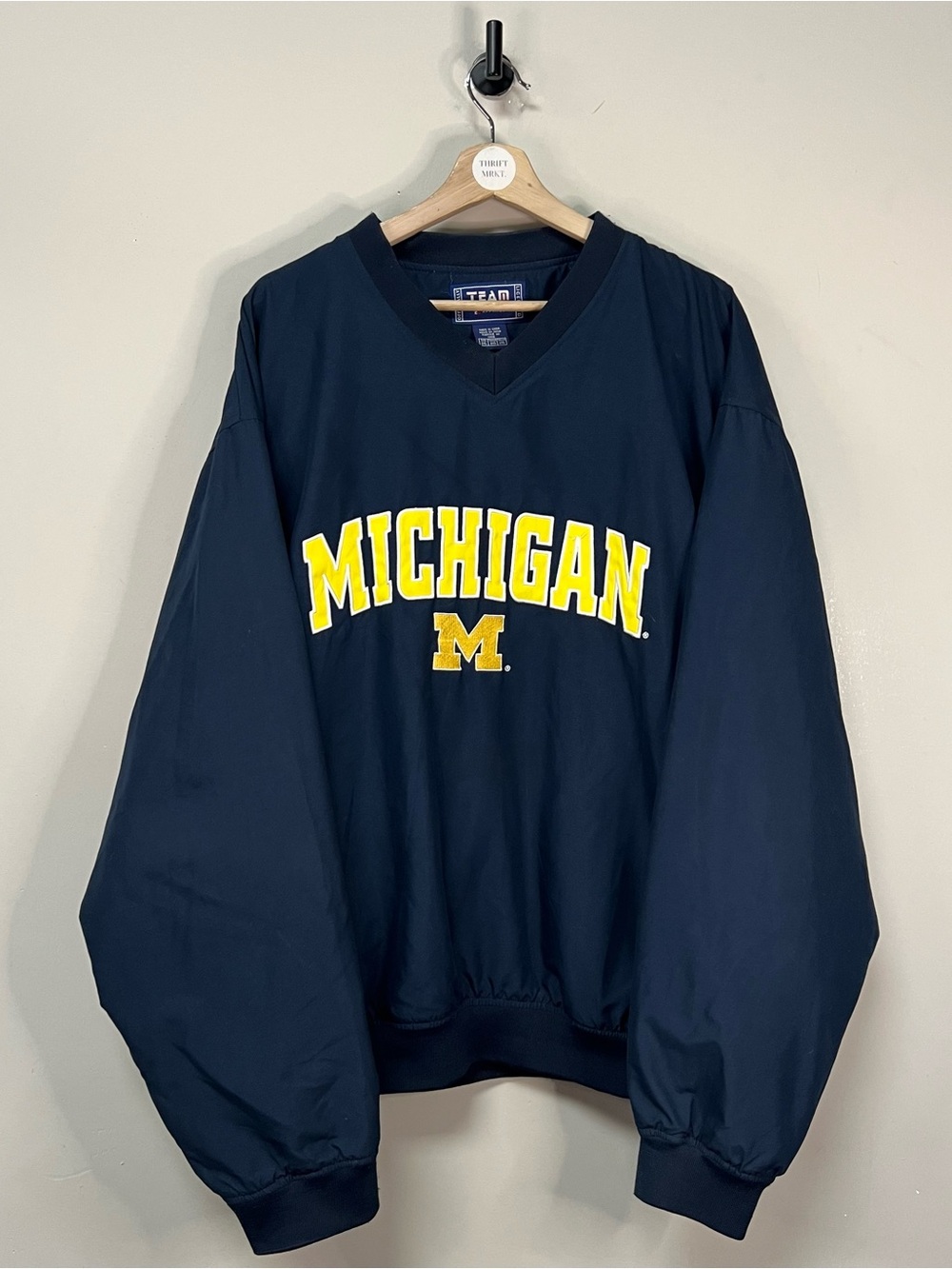 Retro Michigan Wolverines Pullover